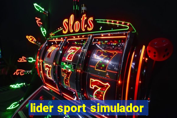 lider sport simulador